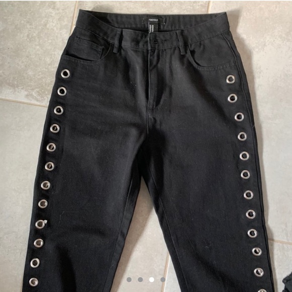 forever 21 black ring jeans - Picture 5 of 7